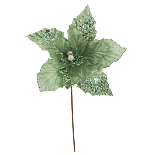 Цветок искусственный "Пуансеттия", L25 W25 H45 см