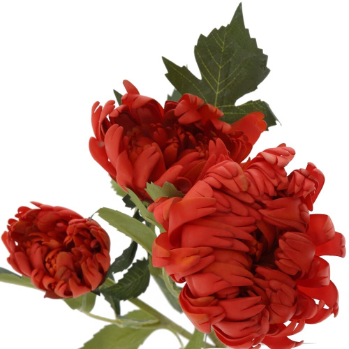 Цветок искусственный "Хризантема", L18 W18 H70 см фото 3