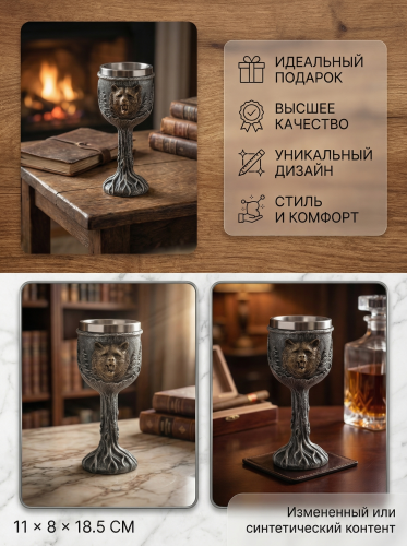 Бокал, 200 мл, L11 W8 H18,5 см фото 3 Бокал, 200 мл, L11 W8 H18,5 см фото 3