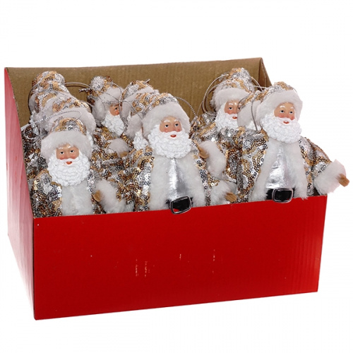 Дед Мороз , (блок 12 шт), L10 W4 H16 см, 2в. фото 2