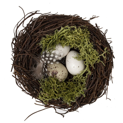 Набор из 2-х изделий декоративных "Пасхальная композиция" (3*4), L19,5 W12 H5 см фото 4