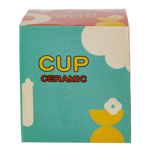 Кружка с крышкой, 450 мл, L12,5 W8 H17 см фото 4