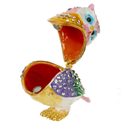 Шкатулка "Сова", L6 W4,5 H7 см фото 5