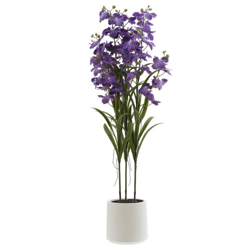 Цветочная композиция "Орхидея", L38 W38 H128 см, 2в. фото 2