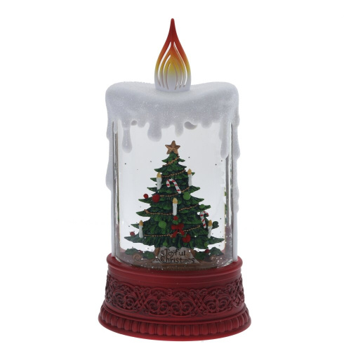 Изделие декоративное "Свеча" (подсвет, муз, вьюга, 3хААА н/п +USB), L12,5 W8 H24,5 см фото 2 Изделие декоративное "Свеча" (подсвет, муз, вьюга, 3хААА н/п +USB), L12,5 W8 H24,5 см фото 2