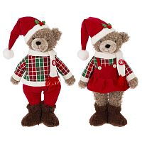 Игрушка набивная "Медвежонок", L19 W8,5 H37 см, 2в.