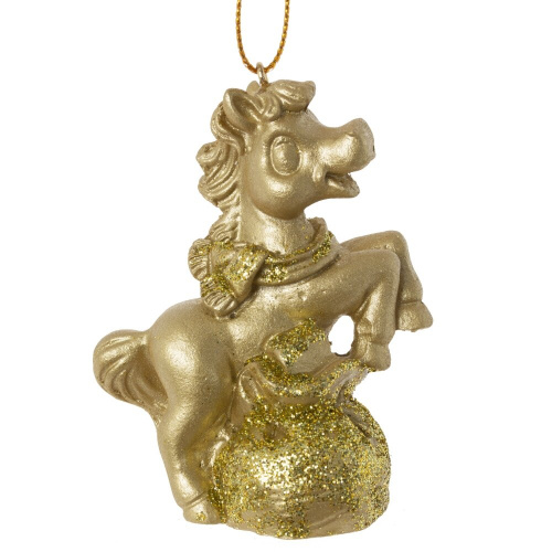 Фигурка декоративная подвесная "Лошадка", L6 W3 H7,5 см, 2в. фото 5 Фигурка декоративная подвесная "Лошадка", L6 W3 H7,5 см, 2в. фото 5