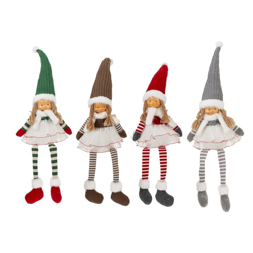 Игрушка набивная "Девочка", L16 W8 H60/22 см, 4в.