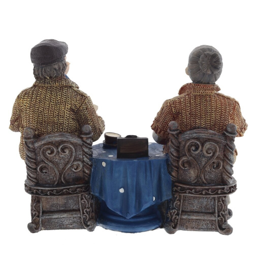 Фигурка декоративная "Бабушка с дедушкой", L18,5 W9 H14 см фото 4