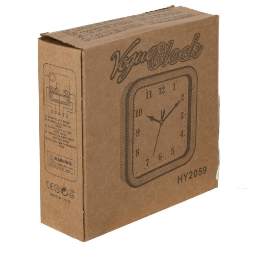 Будильник  (1xАА н/п), L15,5 W4,5 H16,5 см фото 4