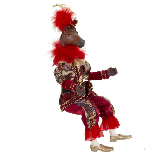 Игрушка набивная подвес "Лошадь", L13 W8 H36/23 см фото 2 Игрушка набивная подвес "Лошадь", L13 W8 H36/23 см фото 2