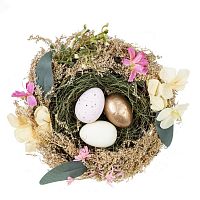 Изделие декоративное "Гнездо пасхальное", L16 W16 H7 см