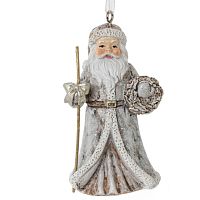Фигурка декоративная подвесная "Дед Мороз", L4,5 W3,5 H8