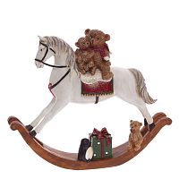 Фигурка декоративная "Лошадка-качалка", L28 W6 H24 см