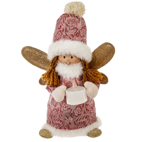 Игрушка набивная "Ангел", L12 W12 H25 см, 2в. фото 2