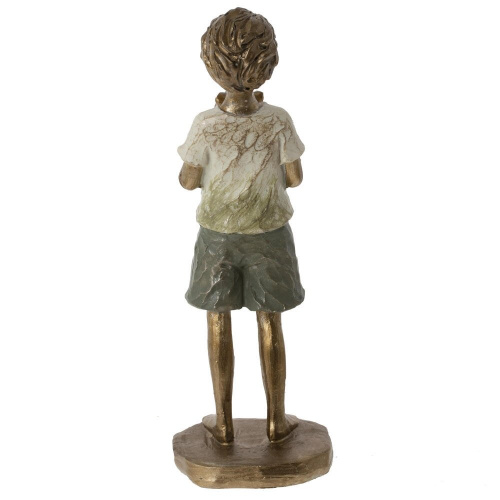 Фигурка декоративная "Мальчик с кошкой", L5,5 W4,5 H16 см фото 3