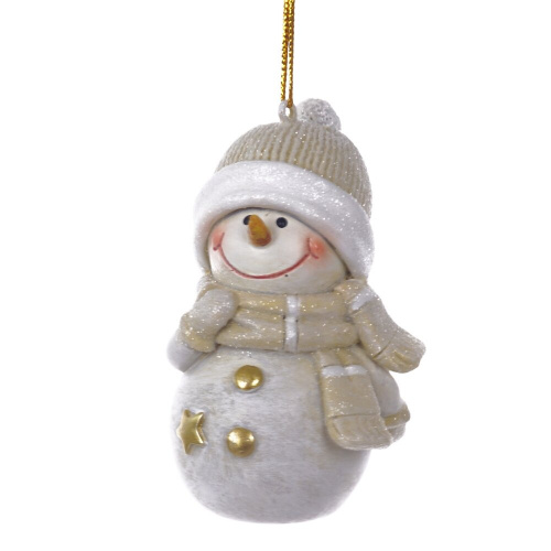 Фигурка декоративная подвесная "Снеговик", L5 W4,5 H8,5 см, 2в. фото 2