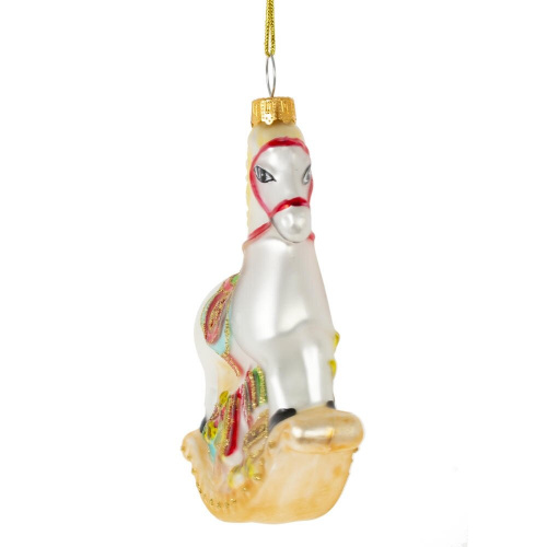 Украшение новогоднее "Лошадка-качалка", L9 W3 H11 см фото 6 Украшение новогоднее "Лошадка-качалка", L9 W3 H11 см фото 6