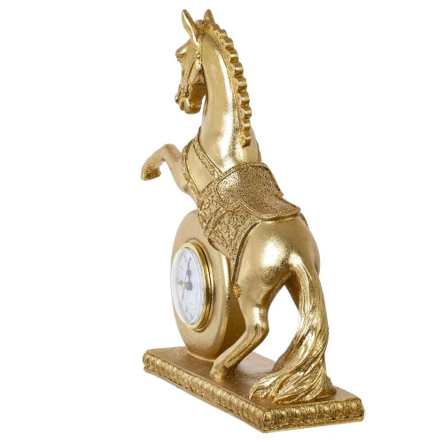 Фигурка декоративная "Лошадь" с часами (ААх1 н/п), L32 W9,5 H35 см фото 4 Фигурка декоративная "Лошадь" с часами (ААх1 н/п), L32 W9,5 H35 см фото 4