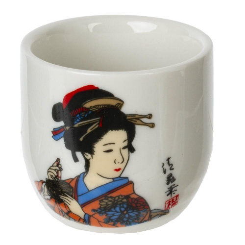 Набор для саке: графин 140 мл и 4 стакана 35 мл, L18,5 W7 H15 см фото 6