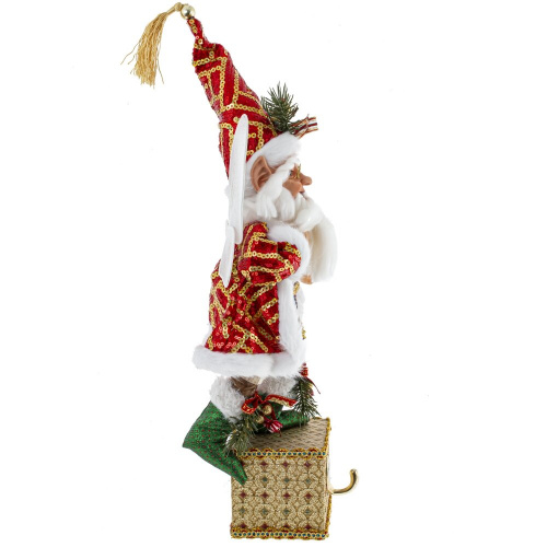 Дед Мороз, L18 W16 H58/36 см фото 5