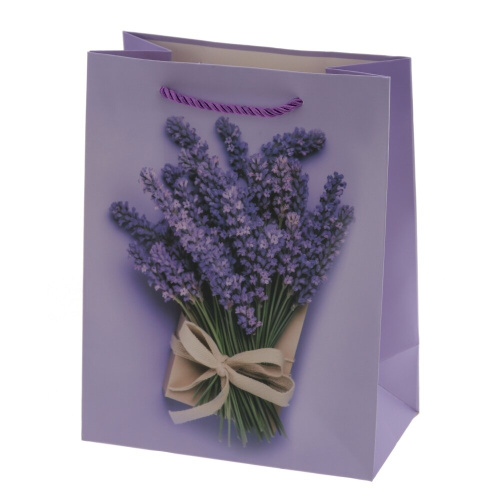 Пакет подарочный S (бумага 210г/м2, блок 12шт), L18 W10 H23 см, 4в. фото 3