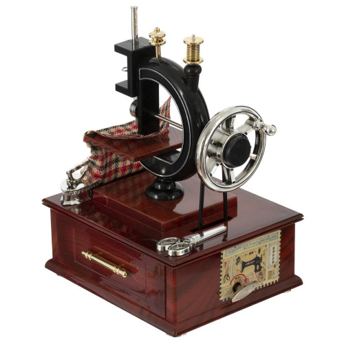 Изделие декоративное "Швейная машинка" (музык.), L14,5 W12 H19,5 см фото 2