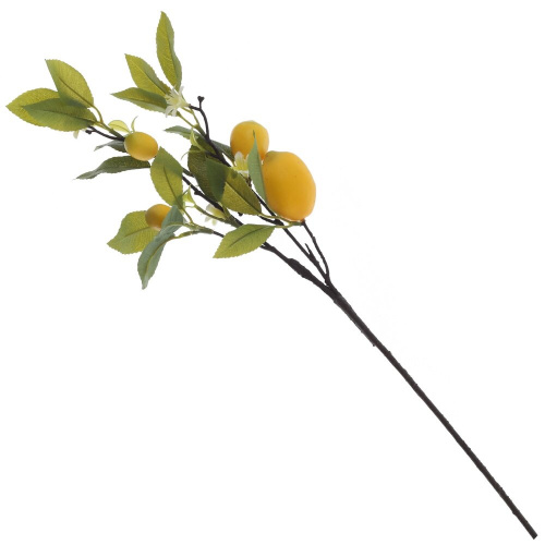 Ветка искусственная "Лимон", L16 W4 H61 см фото 3 Ветка искусственная "Лимон", L16 W4 H61 см фото 3
