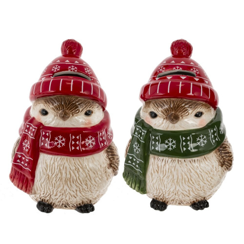 Копилка "Птичка", L10 W10 H14 см, 2в.