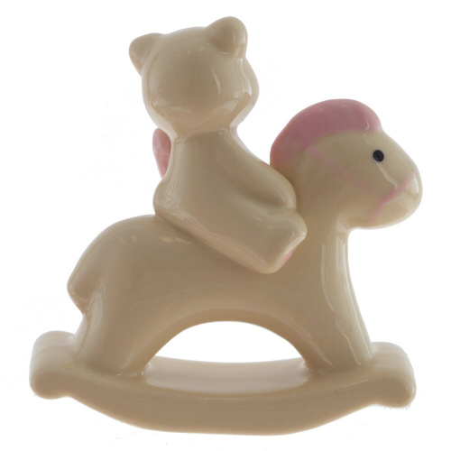 Фигурка декоративная "Мишка на лошадке", L8 W3,5 H8,5 см, 2в. фото 6