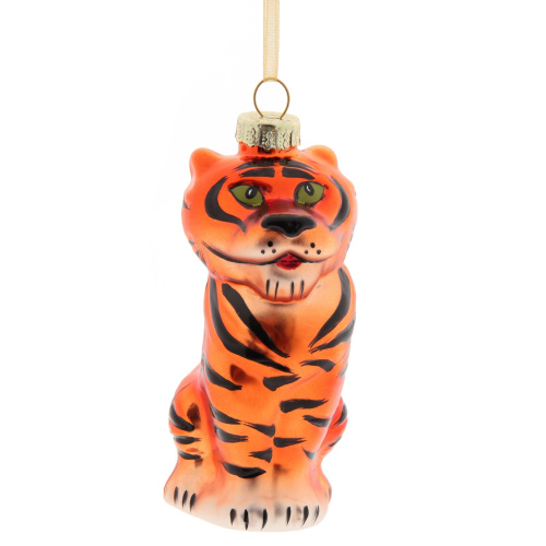 Украшение новогоднее "Тигр", L5 W5,5 H11,5 см, 2в. фото 3 Украшение новогоднее "Тигр", L5 W5,5 H11,5 см, 2в. фото 3