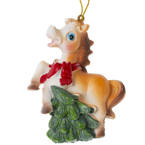 Фигурка декоративная подвесная "Лошадка", L6 W3 H8 см, 6в. фото 7 Фигурка декоративная подвесная "Лошадка", L6 W3 H8 см, 6в. фото 7