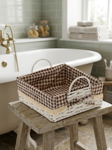 Корзина, L25 W25 H15/10 см фото 3