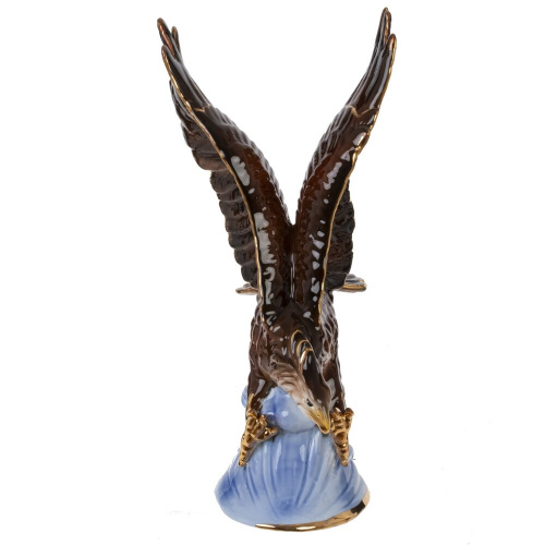 Фигурка декоративная "Орел", L16 W9 H27 см, 2в. фото 3