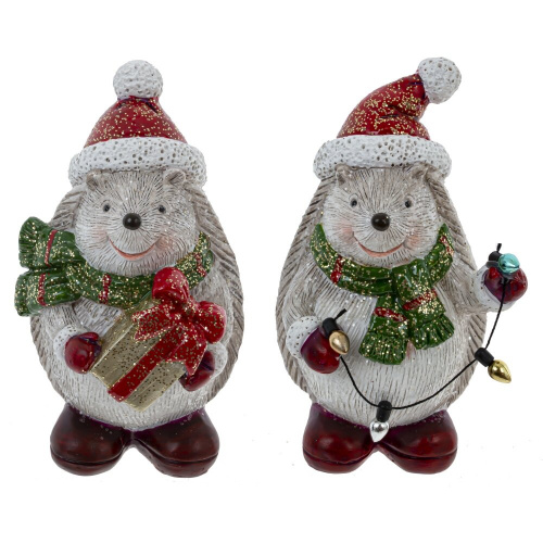 Фигурка декоративная "Ежик" (цена за один вид), L5,5 W5,5 H10 см, 2в.