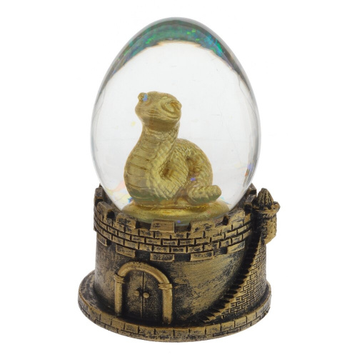 Фигурка декоративная в стекл шаре "Змея", D4.5 см, L4,5 W4,5 H7,5 см, 4в. фото 3