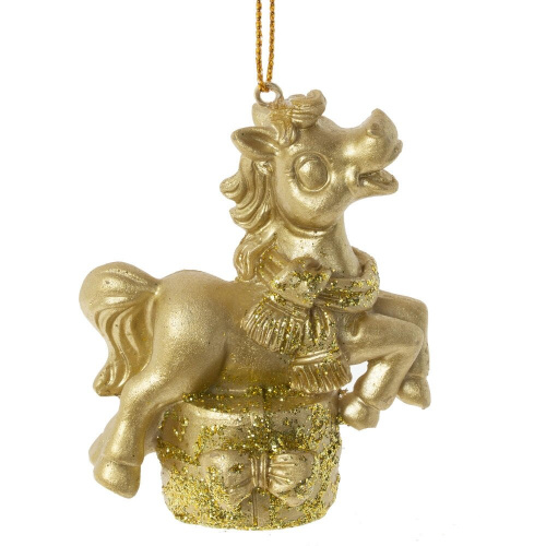 Фигурка декоративная подвесная "Лошадка", L6,5 W3,5 H7 см, 2в. фото 4 Фигурка декоративная подвесная "Лошадка", L6,5 W3,5 H7 см, 2в. фото 4