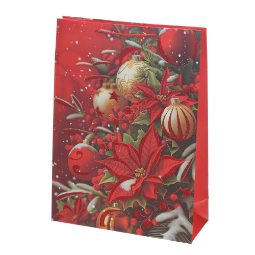 Пакет подарочный XXL (бумага 210г/м2, блок 12шт), L49 W17 H74 см, 4в. фото 2