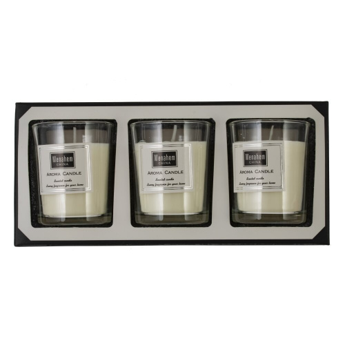Набор из 3-х свечей ароматических, D 4.5 см, L20 W9,5 H5,5 см фото 4 Набор из 3-х свечей ароматических, D 4.5 см, L20 W9,5 H5,5 см фото 4