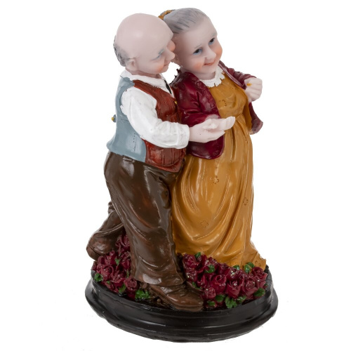 Фигурка декоративная "Бабушка с дедушкой", L9 W9 H14,5 см фото 5