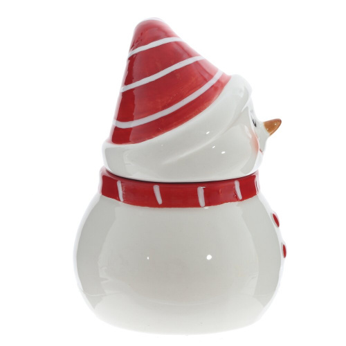 Емкость для сыпучих продуктов "Снеговик", 250 мл, L9 W9 H12,5 см фото 3 Емкость для сыпучих продуктов "Снеговик", 250 мл, L9 W9 H12,5 см фото 3