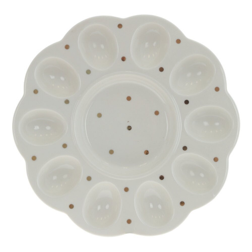 Тарелка для 10-ти яиц, L25,5 W25,5 H2,5 см