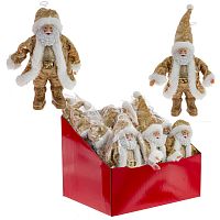 Дед Мороз (блок 12шт), L10 W4 H17 см, 2в.