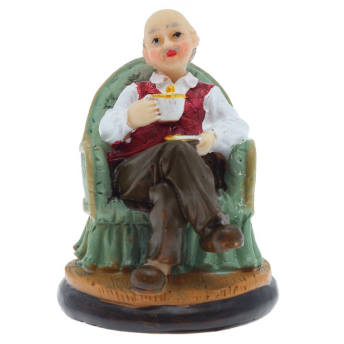 Фигурка декоративная "Бабушка/Дедушка", L6 W6 H7,5 см, 2в. фото 2