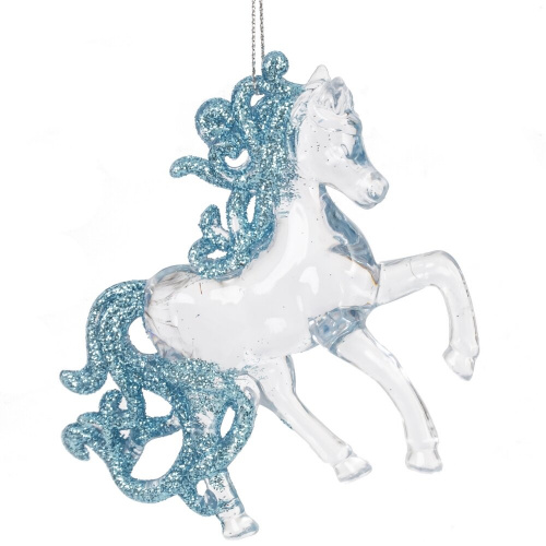 Украшение новогоднеe "Лошадь", L10 W3 H9,5 см фото 3 Украшение новогоднеe "Лошадь", L10 W3 H9,5 см фото 3
