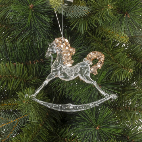 Украшение новогоднее "Лошадка",L14 W1 H12 см