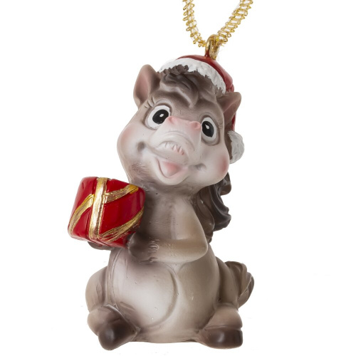 Фигурка декоративная подвесная "Лошадка", L3 W3 H5 см, 4в. фото 4 Фигурка декоративная подвесная "Лошадка", L3 W3 H5 см, 4в. фото 4