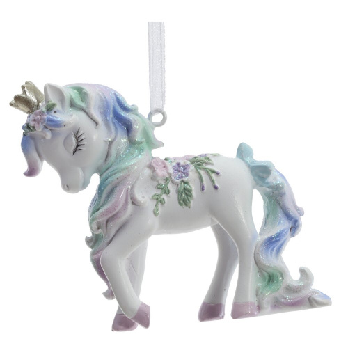 Фигурка декоративная подвесная "Лошадка", L8 W2,5 H7,5 см, 2в. фото 3