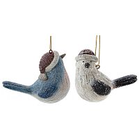 Украшение новогоднее "Птичка", L9 W5 H7,5 см, 2в. Украшение новогоднее "Птичка", L9 W5 H7,5 см, 2в.