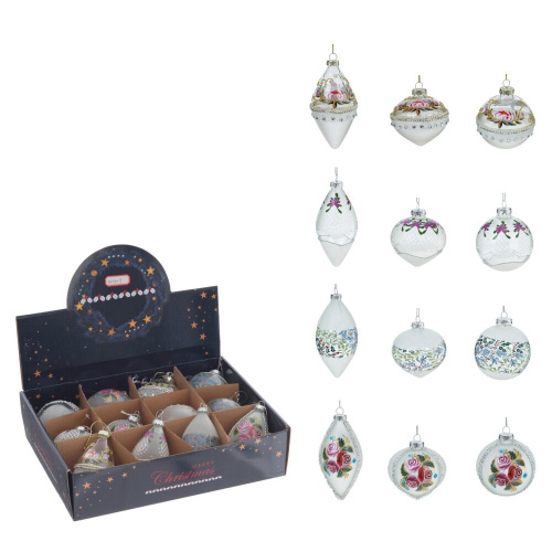 Набор из 12шт Украшение новогоднее "Шар", D 8 см, L34 W25 H9 см Набор из 12шт Украшение новогоднее "Шар", D 8 см, L34 W25 H9 см